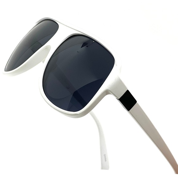 Men‎ sunglasses White Frame UV400 Protection Driving Outdoor Sports Beach Lentes - Picture 1 of 5